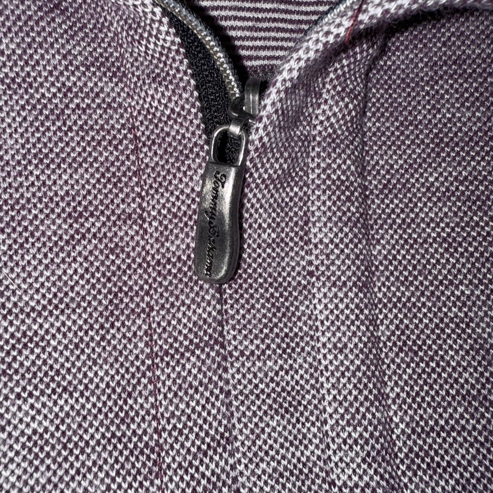 Tommy Bahama Men's Size XXXL Purple 1/4 Zip Long Sleeve Mock Neck Pullover - Picture 5 of 5